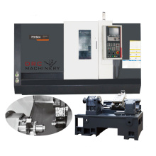 Torno CNC CNC de alta velocidade CNC Turning Center com torre e estoque